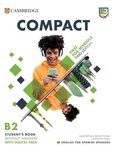 Libro Compact First For Schools Third Edition English For...