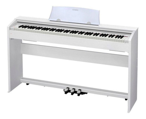 Piano Digital Casio Privia Px770we + Mueble 3 Pedales Blanco