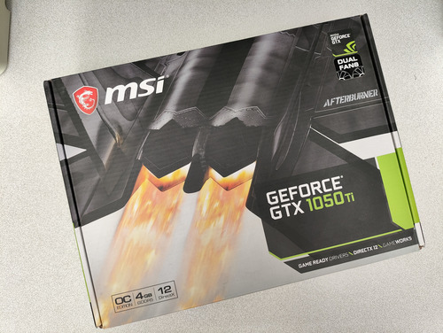 Msi Tarjeta De Video Geforce Gtx 1050 Ti 4gt Oc 1 Año De Uso (Usado)