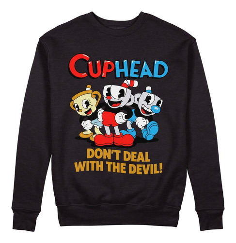 Sudadera Cuphead, Cuello Redondo Unisex 