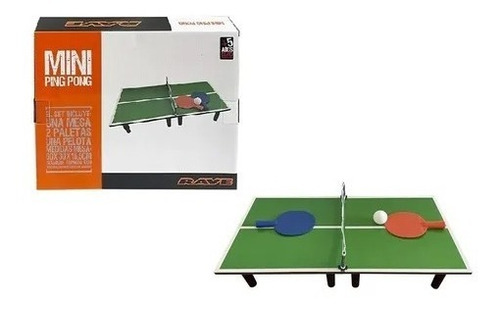 Juego De Mesa Mini Ping Pong De Mesa 60x30 Cm