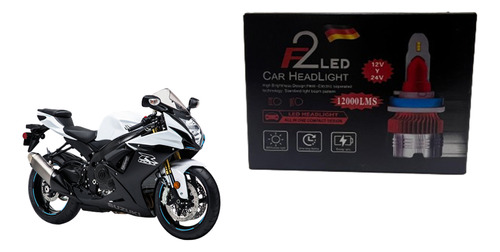 Luz Cree Led Mi2/f2 Suzuki Gsx-r750 (instalación)