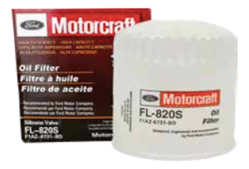 Filtro De Aceite Ford Motorcraft Fl-820s Explorer Fx4 Triton