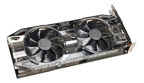 Placa Video Rtx 2070 Black Gaming 8gb Gddr6 Evga Gforce Rtx2070 P