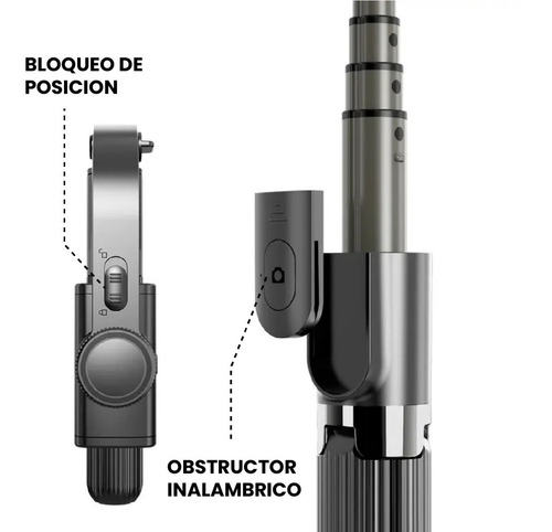 Imagen 4 de 8 de Estabilizador Celular Gimbal L08 Mini