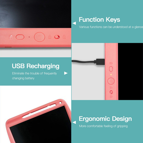 Tableta De Escritura Para Lápiz Óptico 9 Tablet Lock Recarga