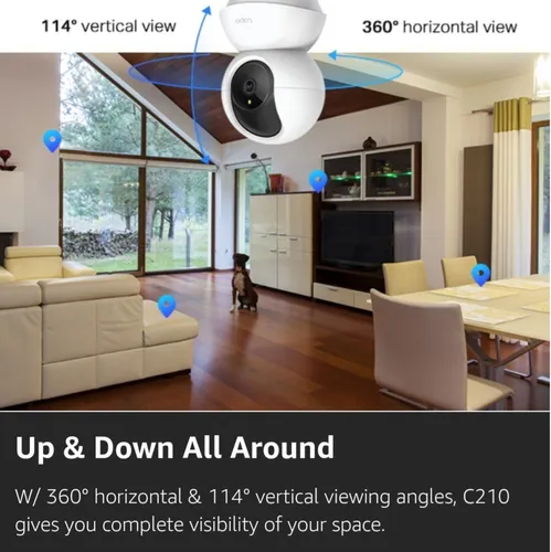 Tp Link Tapo C210 Cámara Seguridad 2024 Pan Tilt 2k X1