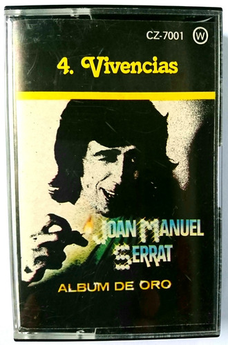 Serrat Cassette 4 Vivencias Impecable Estado - No Es Cd