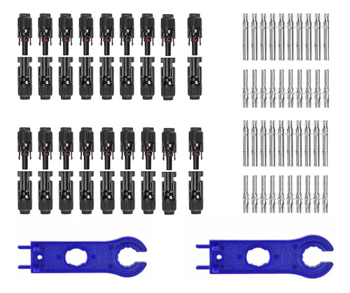 Nixesky 40 Unids 20 Par Conector Solar Impermeabl Ip67 Panel