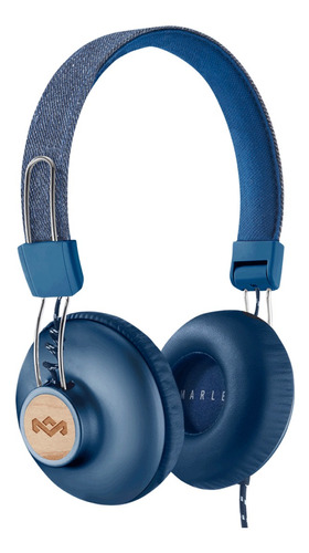 Auriculares inalámbricos The House of Marley Positive Vibration 2 wired EM-JH121 denim