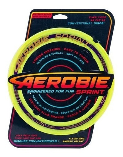 Aerobie Sprint Aro Dinamico Frisbee Volador 25 Cm 88401 Srj