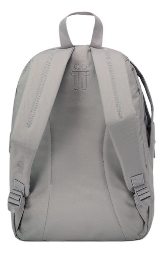 Mochila Resistente A La Abrasión Gammatto Totto Color Gris Diseño de la tela Poliéster