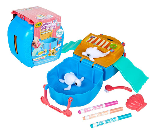 Crayola Scribble Scrubbie Pets, Juego De Animales Del Oceano