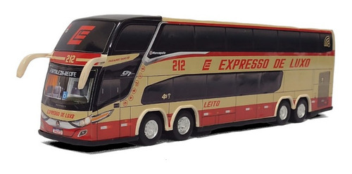 Miniatura Ônibus Expresso De Luxo 212 G7 2 Andares 30cm