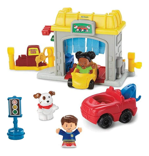 Fisher-price Little People - Garaje Listo Para Viaje Por Ca.