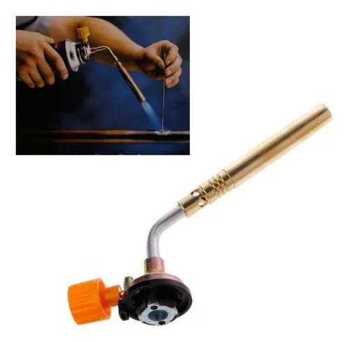 Soldador Soplete Gas Butano Pico Bronce Antorcha