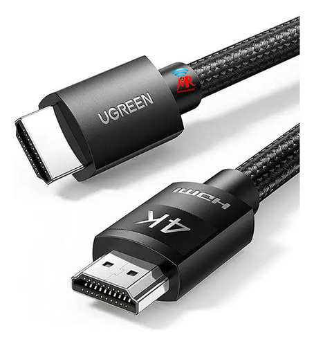  Cable HDMI de 1 HDMI macho a 1 HDMI macho Ugreen 40104 negro de 10m