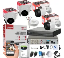 Comprar Cámaras De Seguridad 1080p Dahua Dvr 8ch + 4 Cámaras Audio