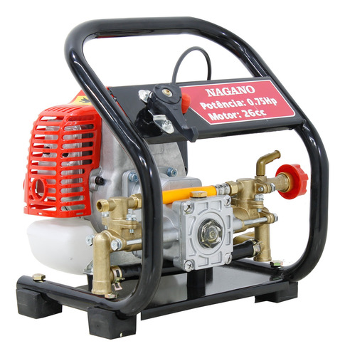 Pulverizador Agrícola 26cc A Gasolina 2t Mangueira 15m