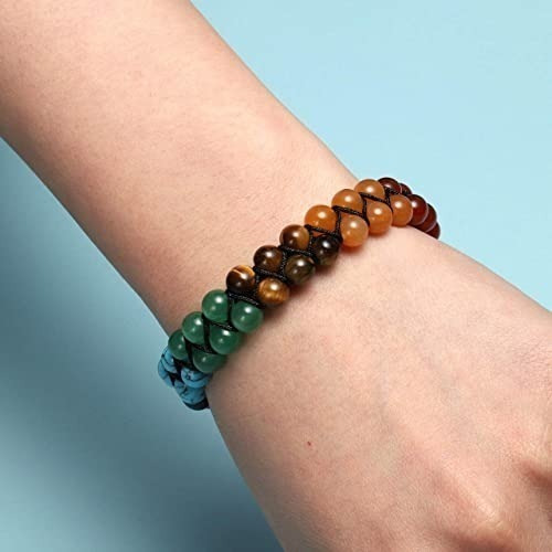 Imagen 4 de 6 de Pulsera Cristales Curativos Chakra Piedra Natural 4mybebe