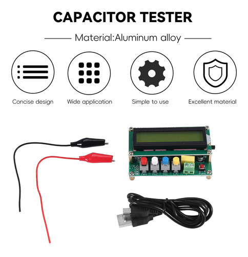 Capacidad De Inductancia De Alta Precisión De Lcd Digital Qu