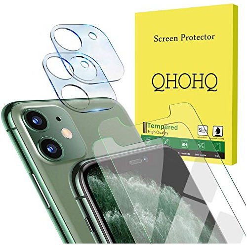 Qhohq Protector Pantalla Cristal Templado Para iPhone 11 2