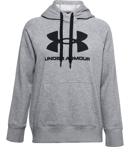 Hoodie Under Armour Rival Fleece Mujer-gris