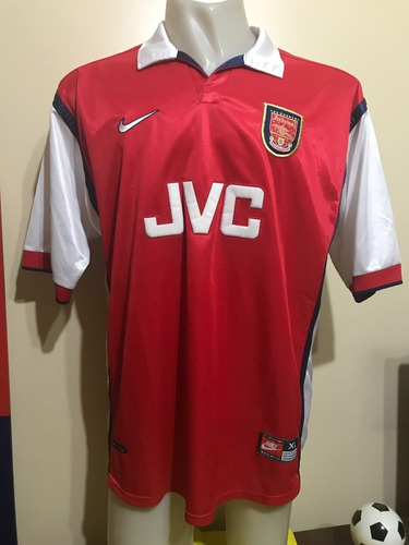 Camiseta Arsenal Inglaterra 1998 1999 2000 Henry #14 Francia