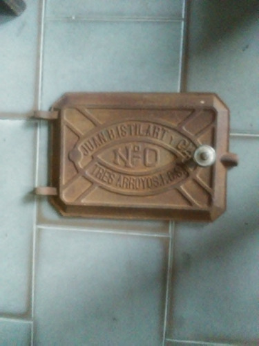 Cocina Solo Puerta De Hierro Horno Antigua Usada (Usado)