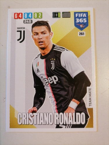 Carta Adrenalyn Fifa 365 2020 Cristiano Ronaldo / Juventus