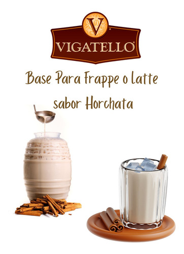 Frappe Base En Polvo Vigatello Sabor Horchata Bolsa 1 Kg