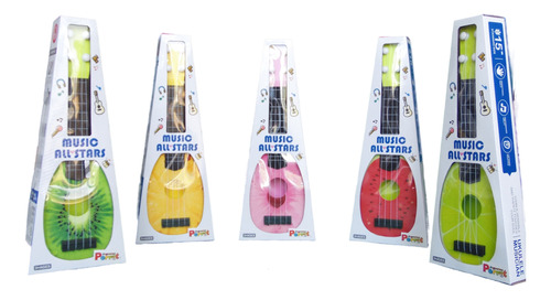 Guitarra En Forma De Fruta Diferentes Colores