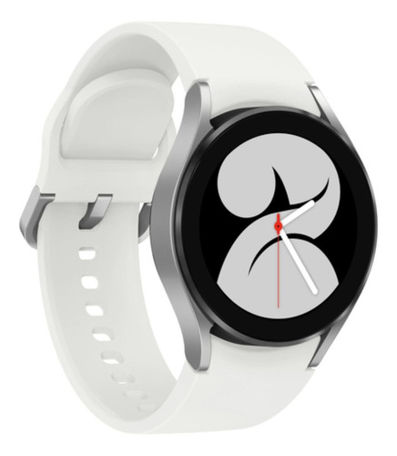 Samsung Galaxy Watch4 (LTE) 1.2" con red móvil caja 40mm de  aluminio, malla  silver de  fluoroelastómero SM-R865F