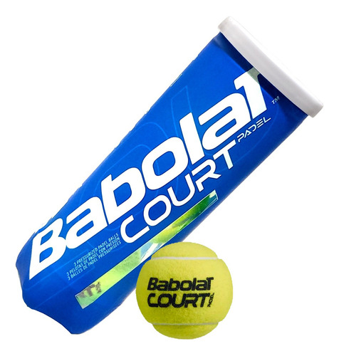 Tubo Pelotas Padel Babolat Padel + Excelente Durbilidad