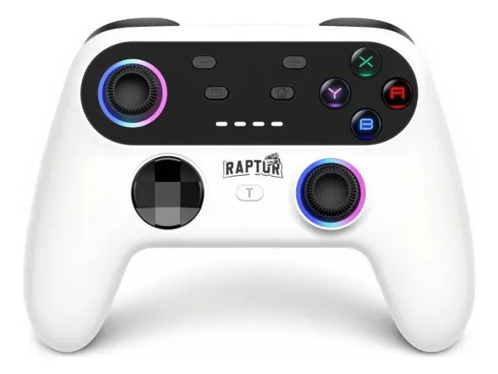 Joystick Raptor Apex Rgbblanco Compatible Con Pc/ps3/android Blanco