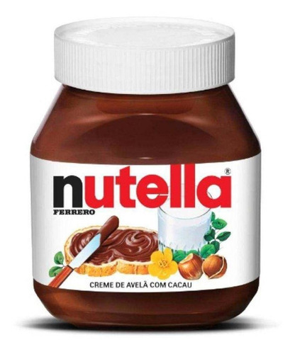 Nutella 650g Ferrero Creme De Avelã