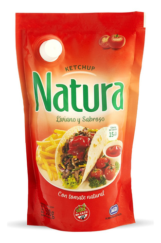 Kétchup Natura sin TACC en doypack 500 g