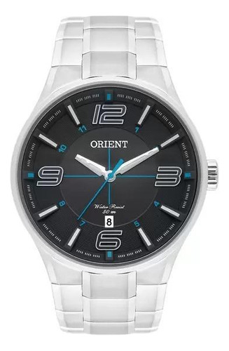 Relógio Masculino Orient Mbss1307 G2sx 5atm Analógico Prata