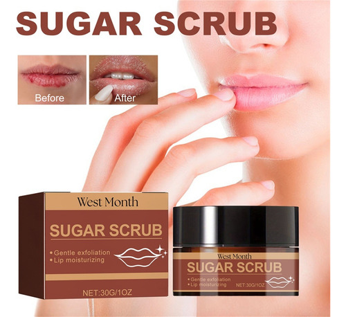 El Exfoliante Blanqueador De Brillo Labial Reduce La Pigment