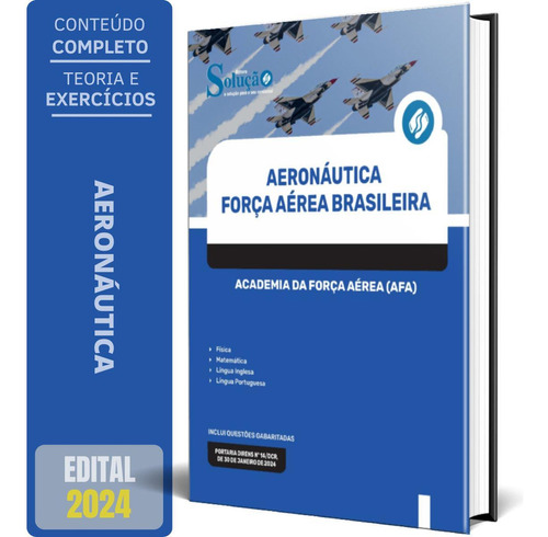 Apostila Aeronáutica Força Aérea Brasileira 2024 Academia Da