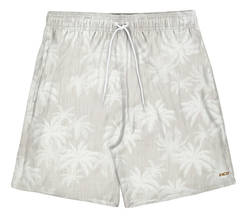 Shorts Masculino Com Estampa Tropical Fico 48793