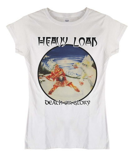 Polera Mujer Heavy Load Death Or Glory Metal Abominatron