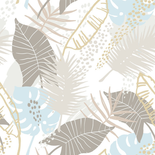Imagen 3 de 6 de Vinilos Decorativos Pared Tropical Hojas