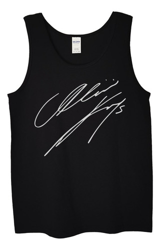 Polera Musculosa Alicia Keys Signature Firma Pop Abominatron