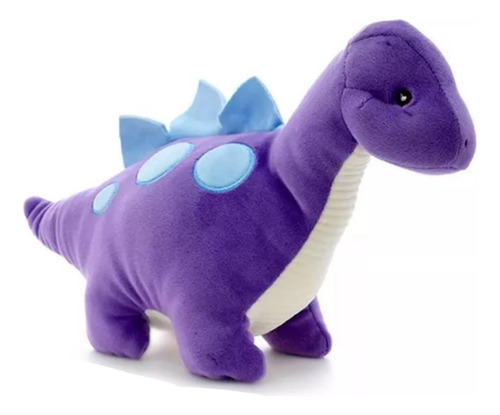 Dinosaurio Stegosaurus De Peluche Soft Violeta Suave