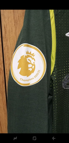 Camiseta Del Manchester City Se Le Salio El Sponsor Nada Mas (Usado)