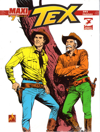 Maxi Tex N° 07 - A Guerra De Laramie - 292 Páginas Em Português - Editora Mythos - Capa Mole - 2023 - Bonellihq 7 Cx01 Fev24
