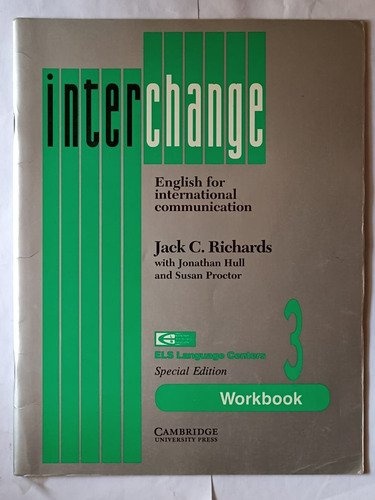 Interchange Workbook 3 Jack C. Richards (Usado)