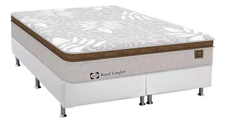 Cama Box King: Colchão Molas Sealy Posturepedic Royal Comfo