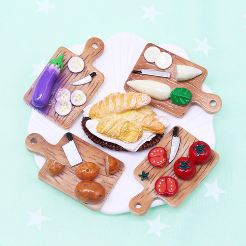 Juego De Comida Para Casa De Muñecas En Miniatura 1:12,